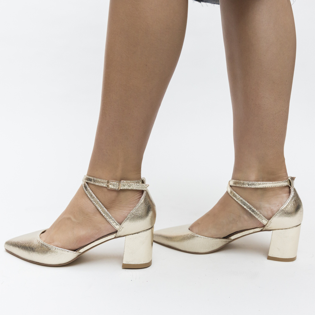 Pantofi Rello Aurii ieftini online pentru dama