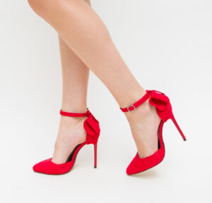 Pantofi Ribaso Rosii eleganti online pentru dama