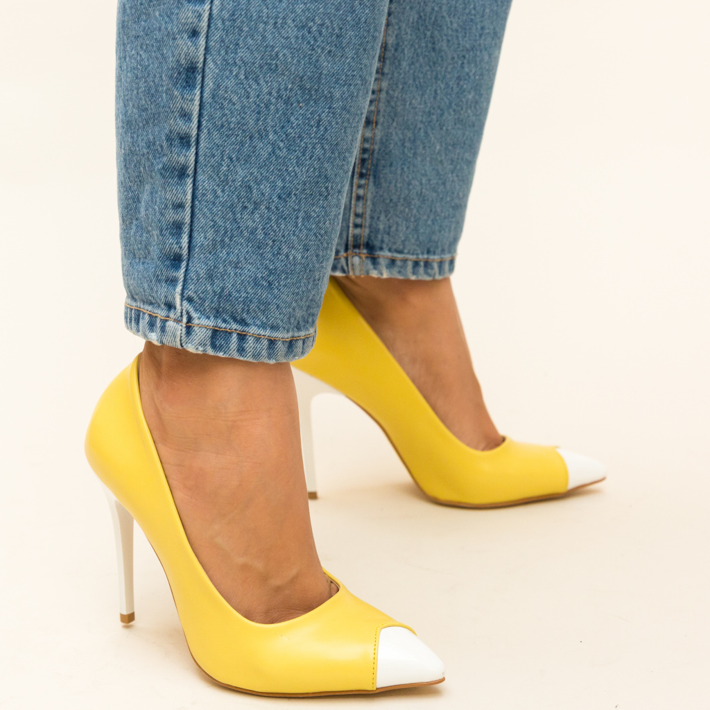 Pantofi Samara Galbeni eleganti online pentru dama