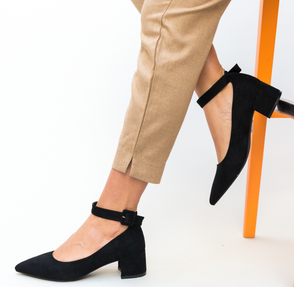 Pantofi Santos Negri ieftini online pentru dama