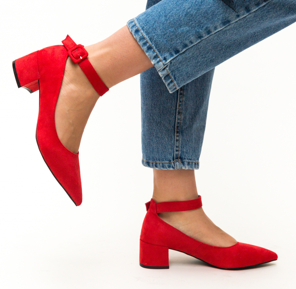 Pantofi Santos Rosii ieftini online pentru dama