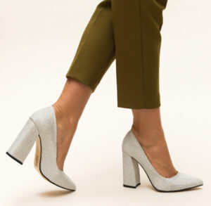 Pantofi Soreen Argintii eleganti online pentru dama