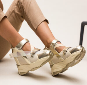 Pantofi Sport Braden Aurii online de calitate pentru dama