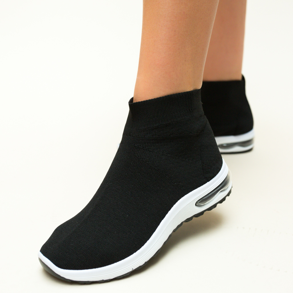 Pantofi slip-on Sport Negri cu talpa confortabila pentru alergare Butt