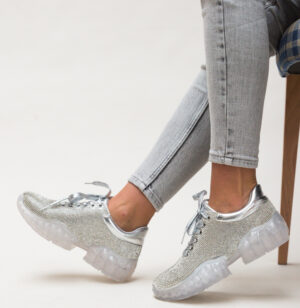 Pantofi Sport Dinio Argintii online de calitate pentru dama