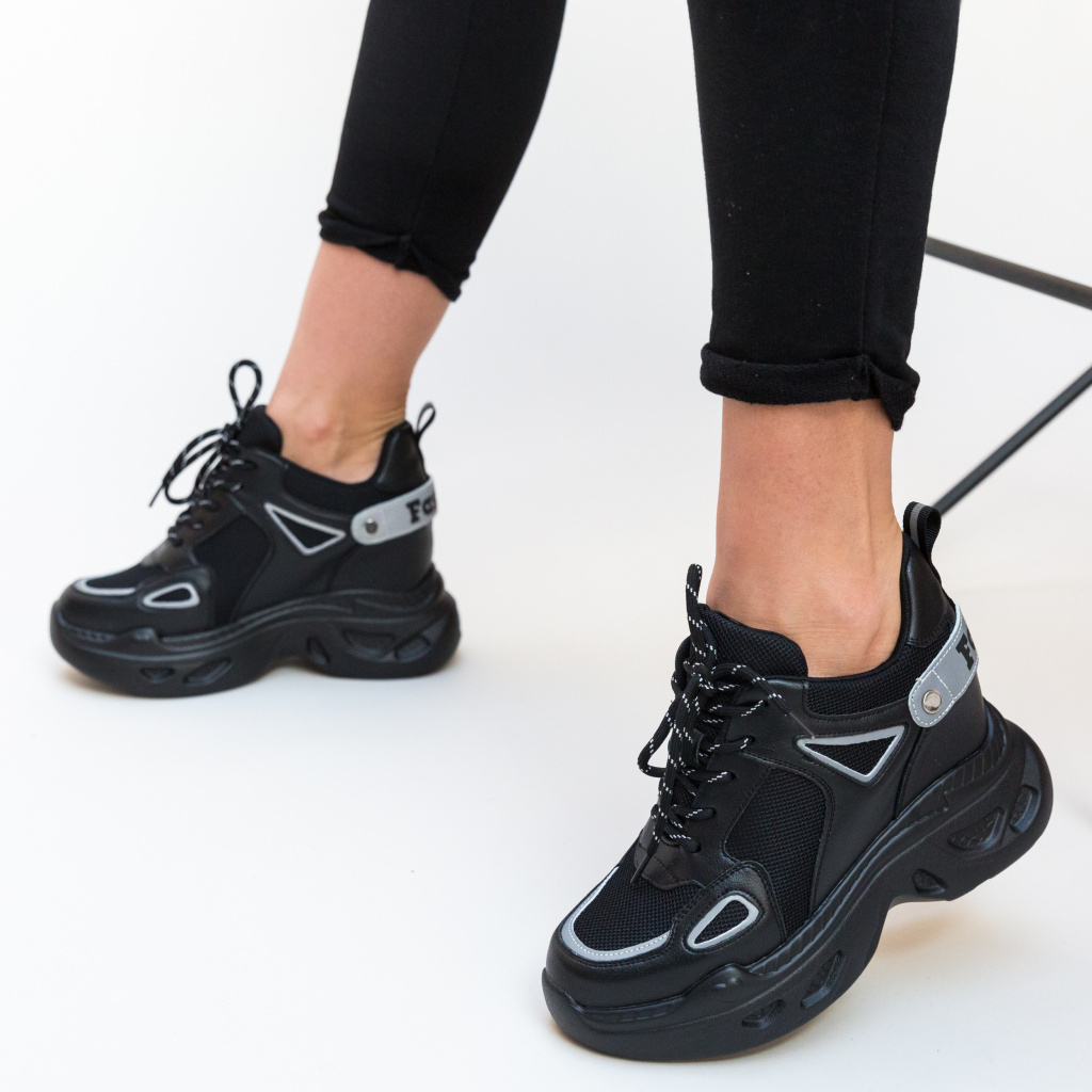 Pantofi Sport Faster Negri online de calitate pentru dama
