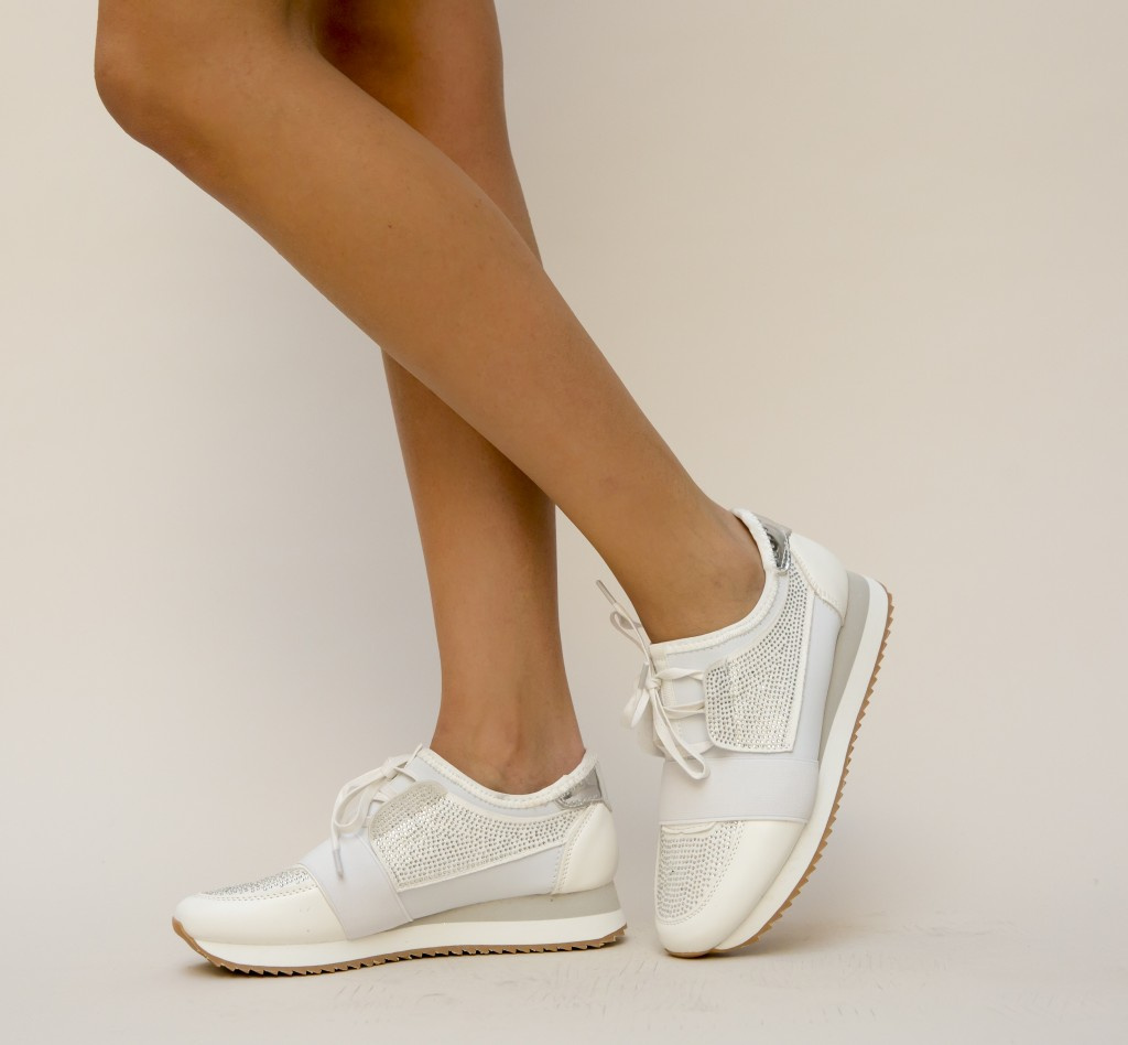 Pantofi Sport Halki Albi online de calitate pentru dama