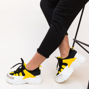 Pantofi Sport Paleto Galbeni online de calitate pentru dama