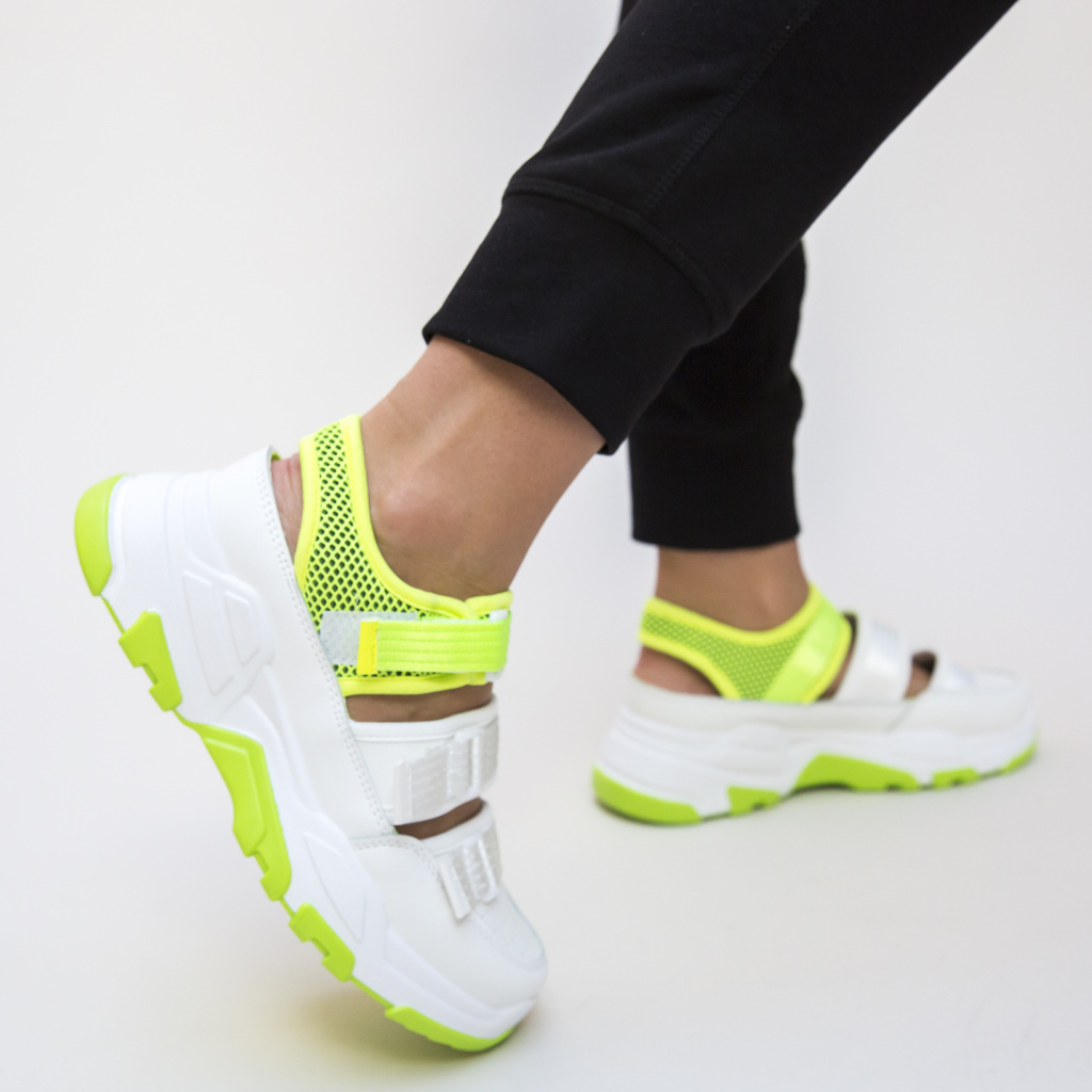 Pantofi sport neon ieftini la reducere Paloma –