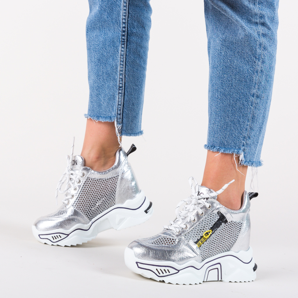 Pantofi Sport Sprank Argintii online de calitate pentru dama
