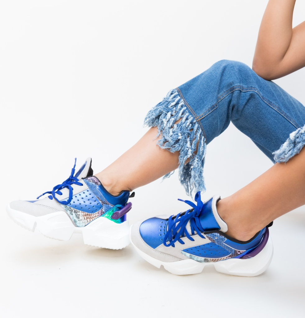 Pantofi Sport Vicent Albastri online de calitate pentru dama