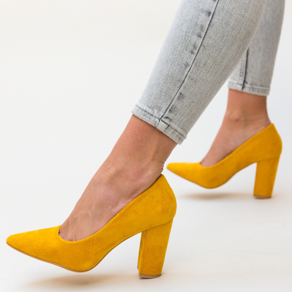 Pantofi Tabita Galbeni eleganti online pentru dama