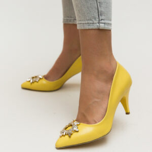 Pantofi Tanya Galbeni eleganti online pentru dama