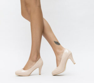 Pantofi Tiera Nude ieftini online pentru dama