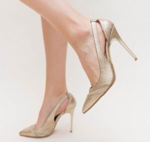 Pantofi Trufe Aurii ieftini online pentru dama