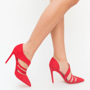 Pantofi Tusk Rosii ieftini online pentru dama