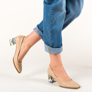 Pantofi Vardola Bej eleganti online pentru dama