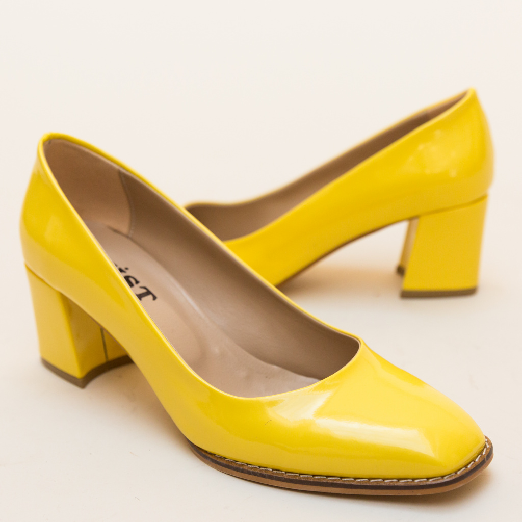 Pantofi Vardovan Galbeni eleganti online pentru dama