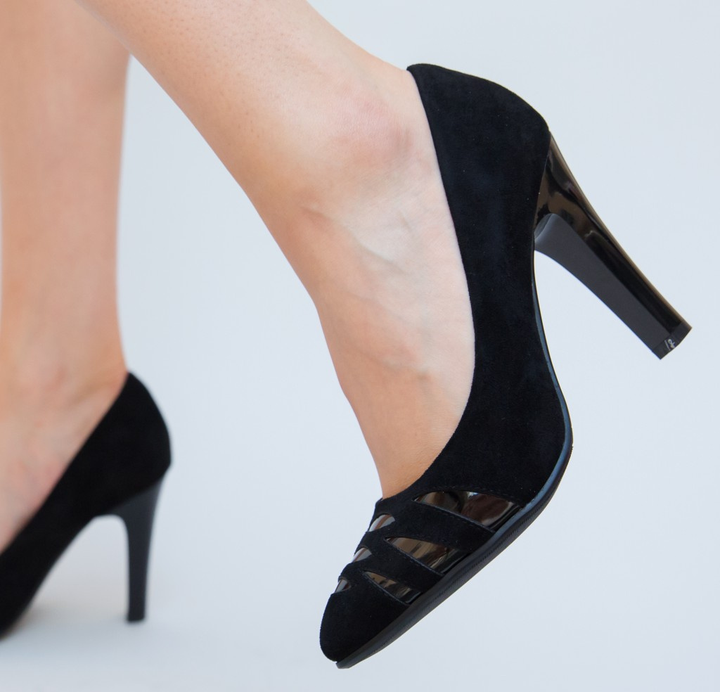 Pantofi Zova Negri 2 ieftini online pentru dama